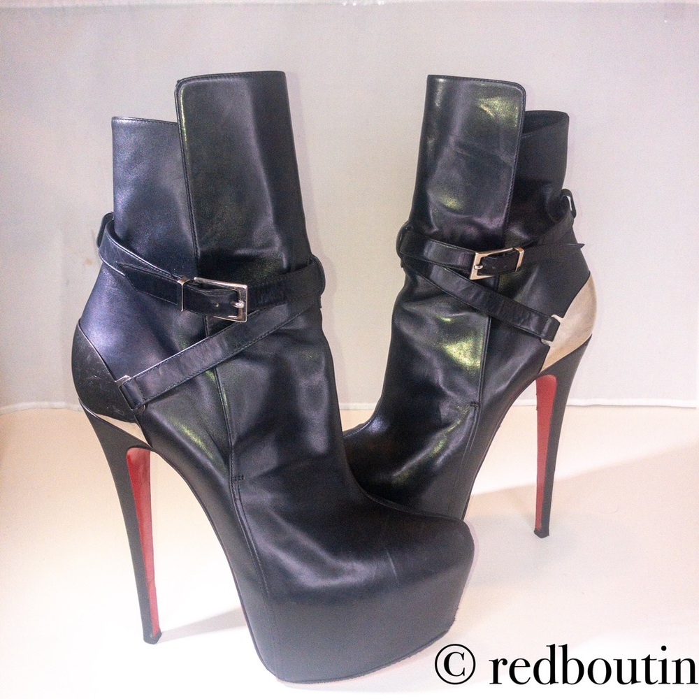 🔴SOLD🔴Louboutin Black Equestria 160 Boots - Picture 1 of 8